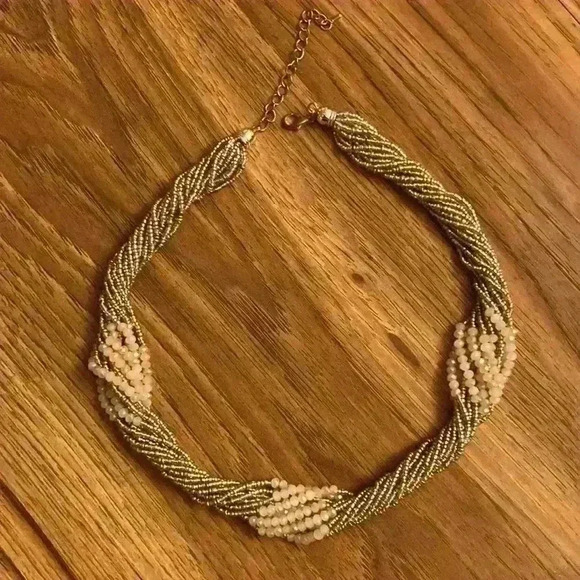 Vintage pearl and rose quartz hand crafted strand necklace - Picture 2 of 7